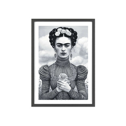  Frida Kahlo Black & White Wall Art! Modern home decor