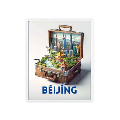 Stunning Beijing travel poster enhancing home decor with elegant wall art, capturing the city's charm and evoking memories and future adventures