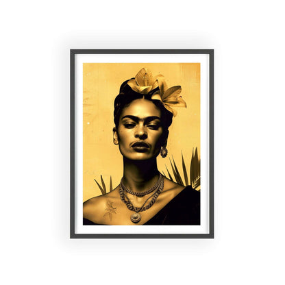 Frida Kahlo Portrait in Coyoacan - Vintage Art Print