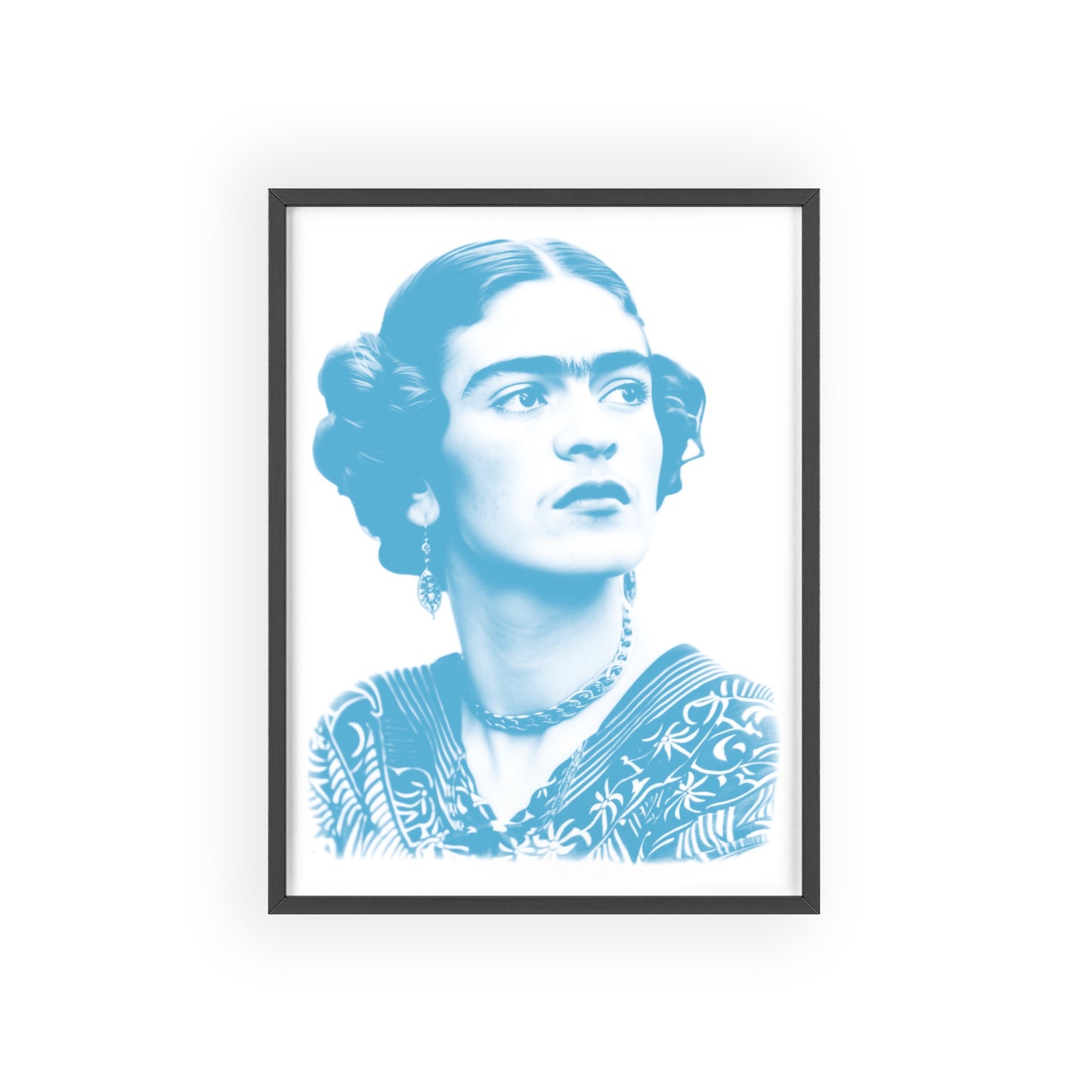 Ritratto di Frida in ciano