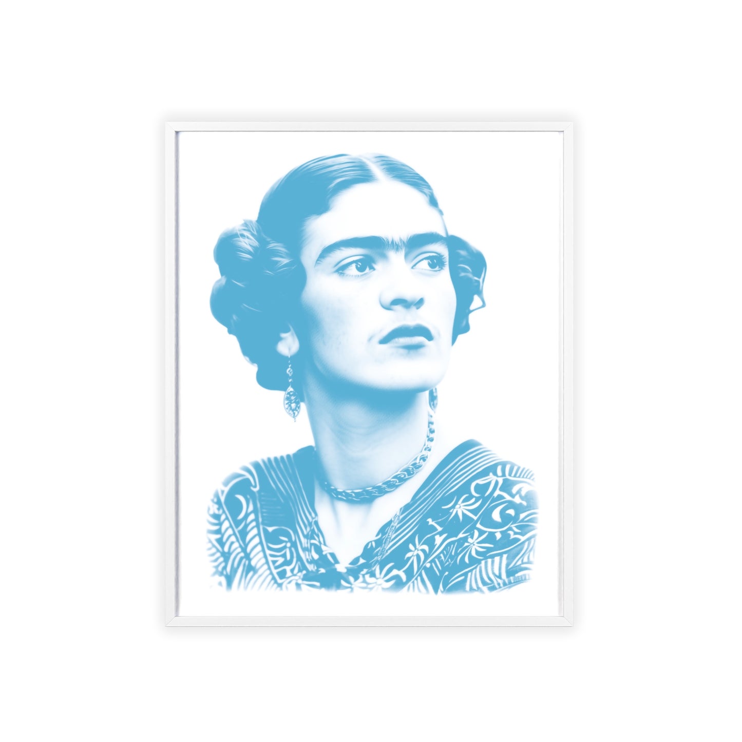 Ritratto di Frida in ciano