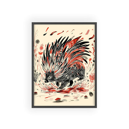 Embrace the spirit of resilience with The Porcupine, a captivating addition to the Mystical Beasts collection