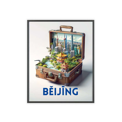 Stunning Beijing travel poster enhancing home decor with elegant wall art, capturing the city's charm and evoking memories and future adventures