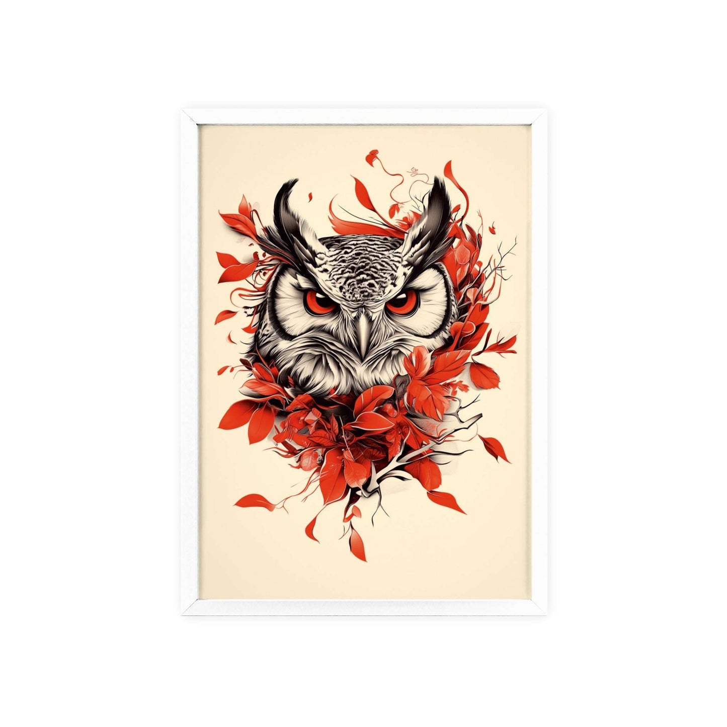 the Owl - Mystical Red