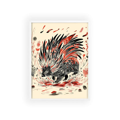 Embrace the spirit of resilience with The Porcupine, a captivating addition to the Mystical Beasts collection