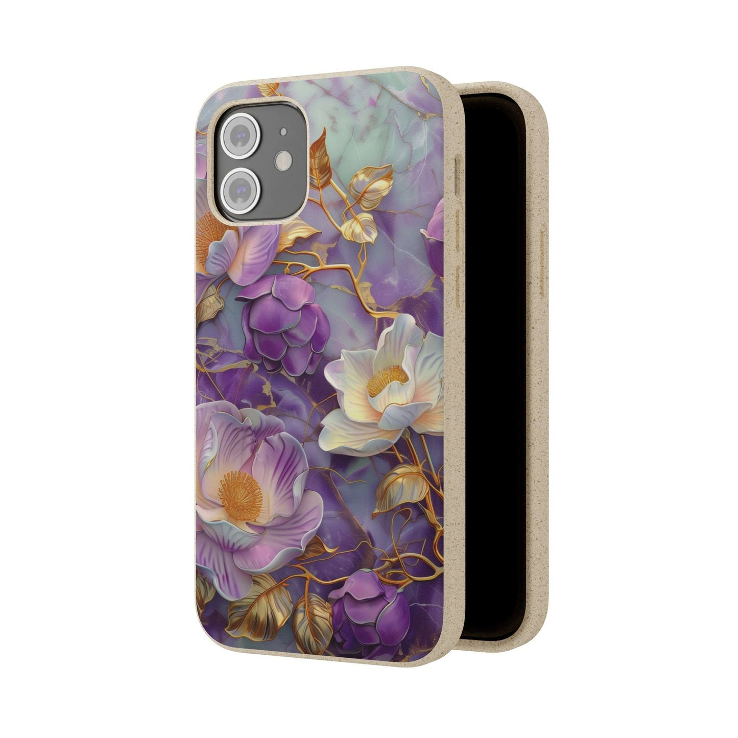Golden Flowers - Phone Case