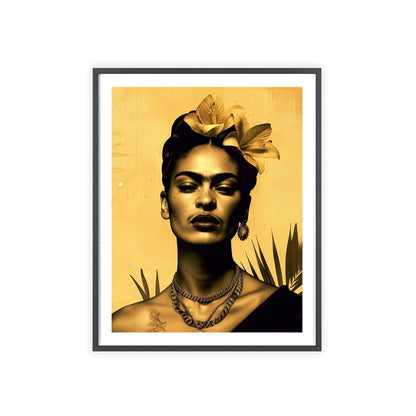 Frida Kahlo Portrait in Coyoacan - Vintage Art Print