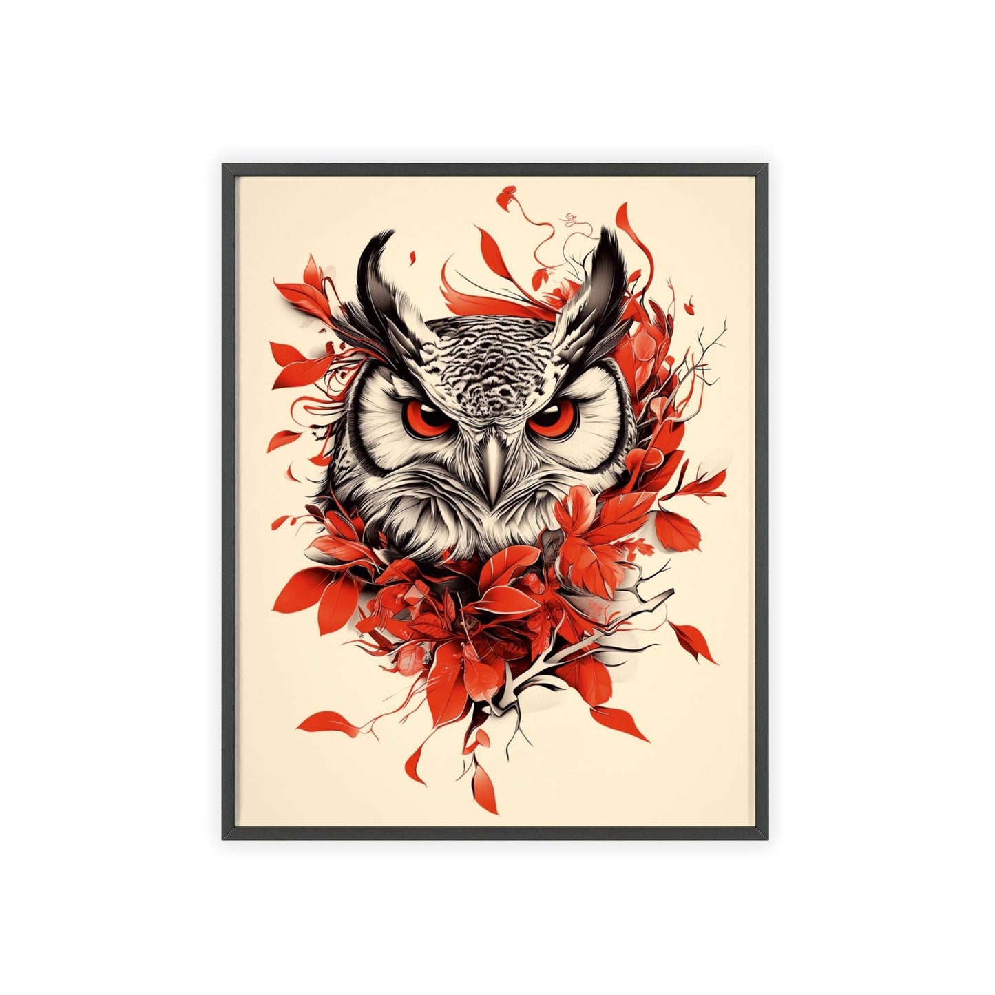 the Owl - Mystical Red