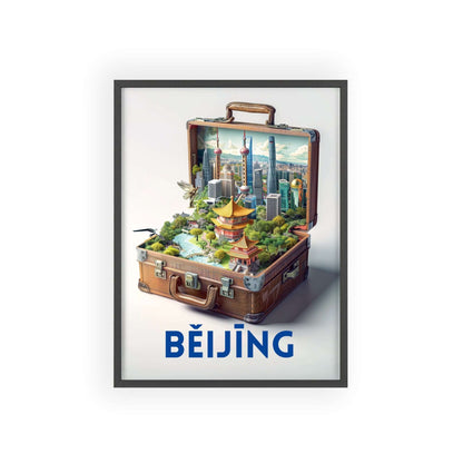 Stunning Beijing travel poster enhancing home decor with elegant wall art, capturing the city's charm and evoking memories and future adventures