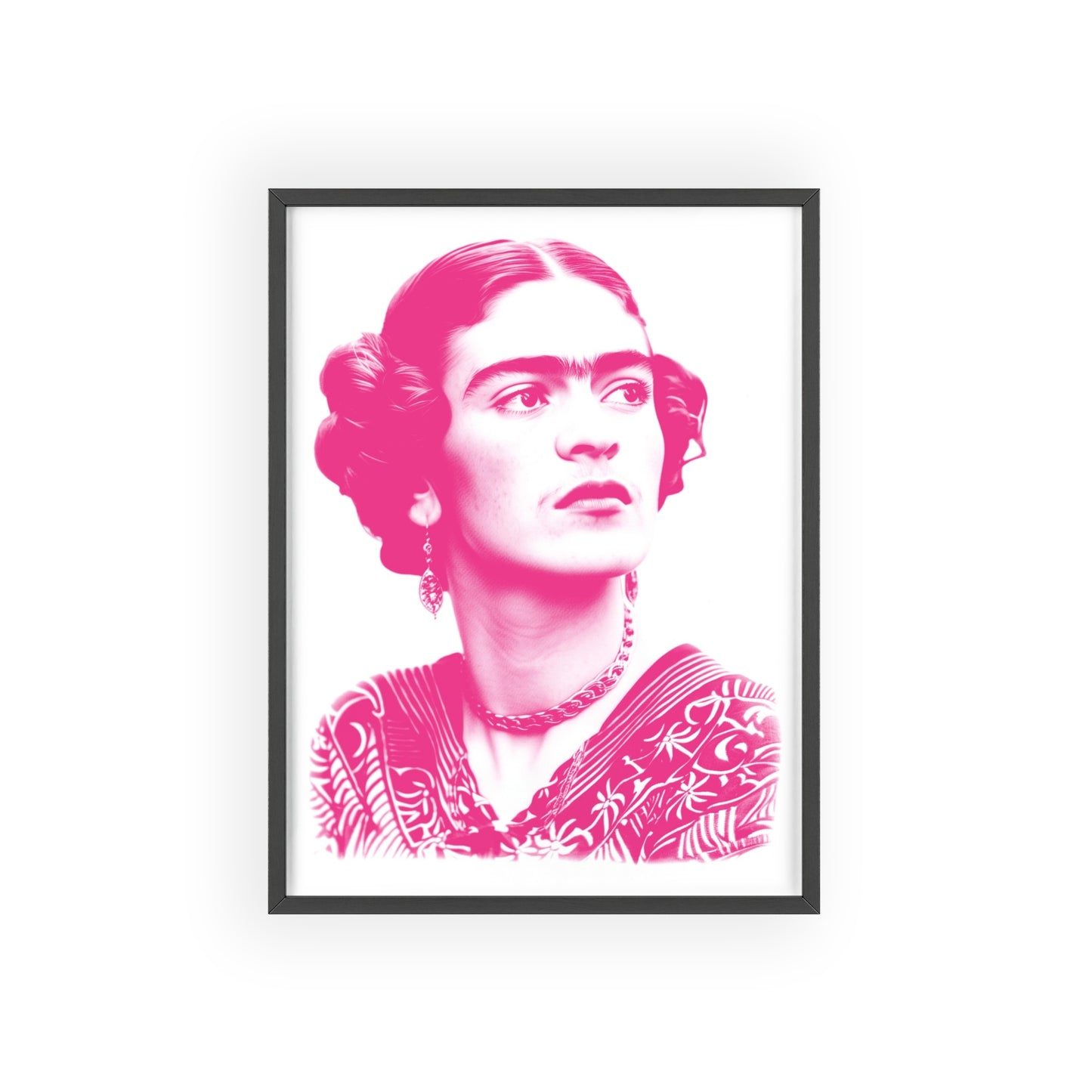 Frida en magenta - Portrait