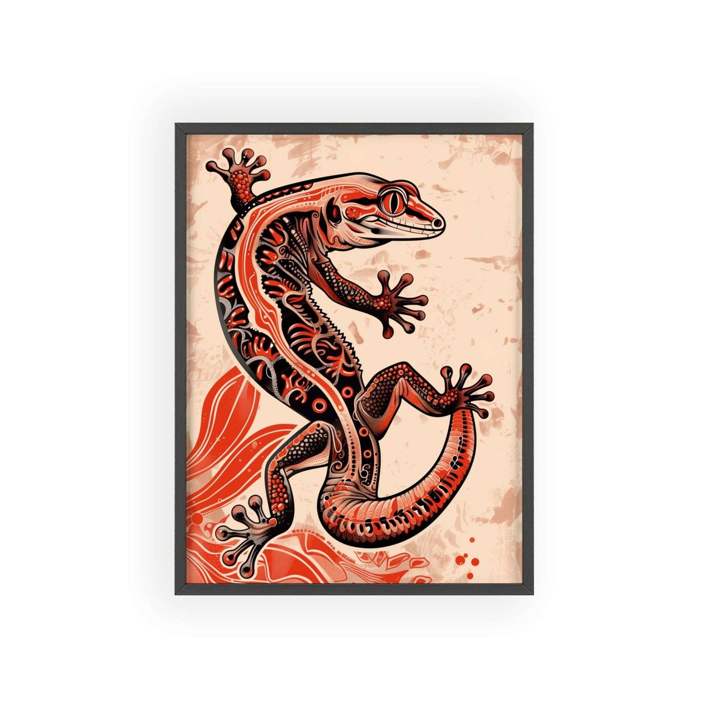This original vector framed poster adds a touch of magic and intrigue to your home decor