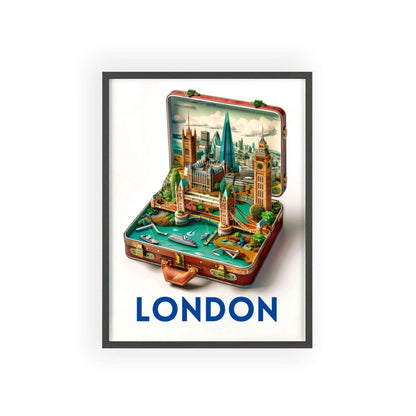 Experience the timeless elegance of London with our beautifully designed travel poster that will add a touch of charm to any home decor