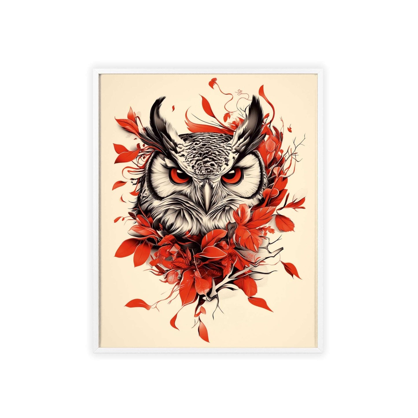 the Owl - Mystical Red