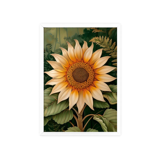 Vintage Sunflower framed wall art - Flower Parade Collection