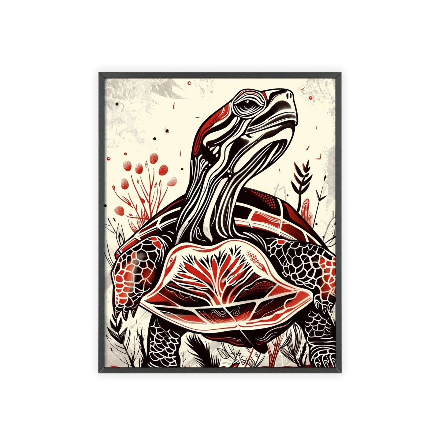 a stylish touch to your home with The Turtle, a modern wall art piece
