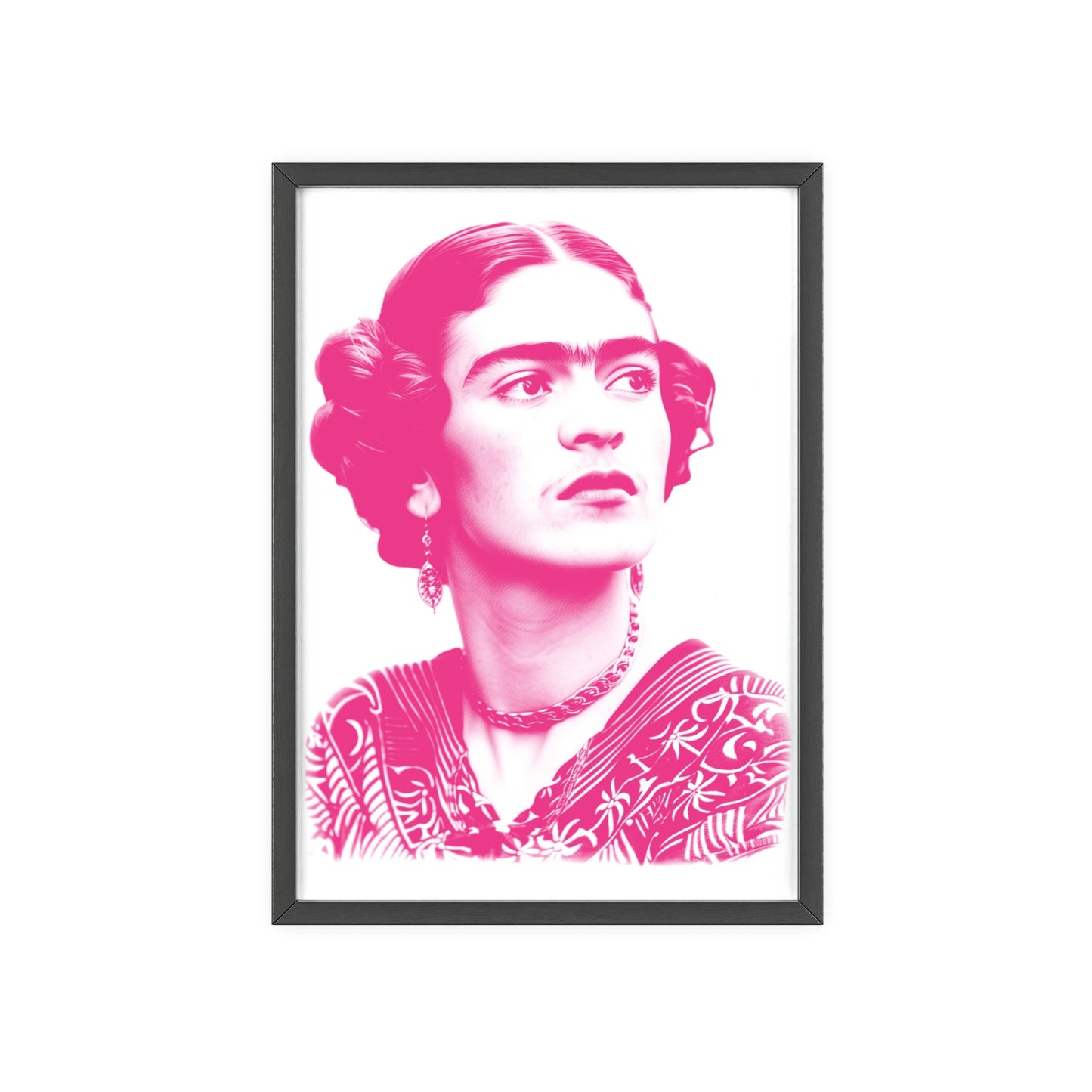 Ritratto di Frida in magenta