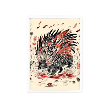 Embrace the spirit of resilience with The Porcupine, a captivating addition to the Mystical Beasts collection