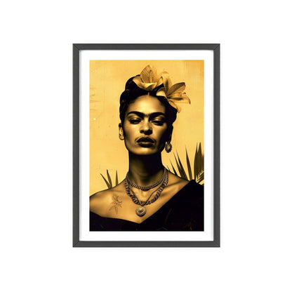 Frida Kahlo Portrait in Coyoacan - Vintage Art Print