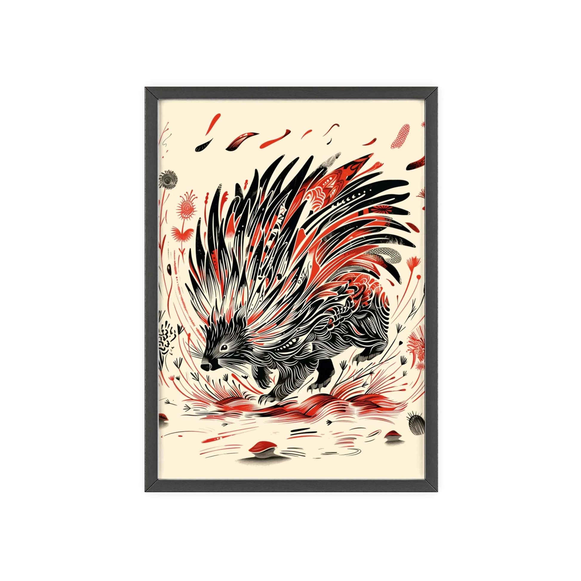 Embrace the spirit of resilience with The Porcupine, a captivating addition to the Mystical Beasts collection