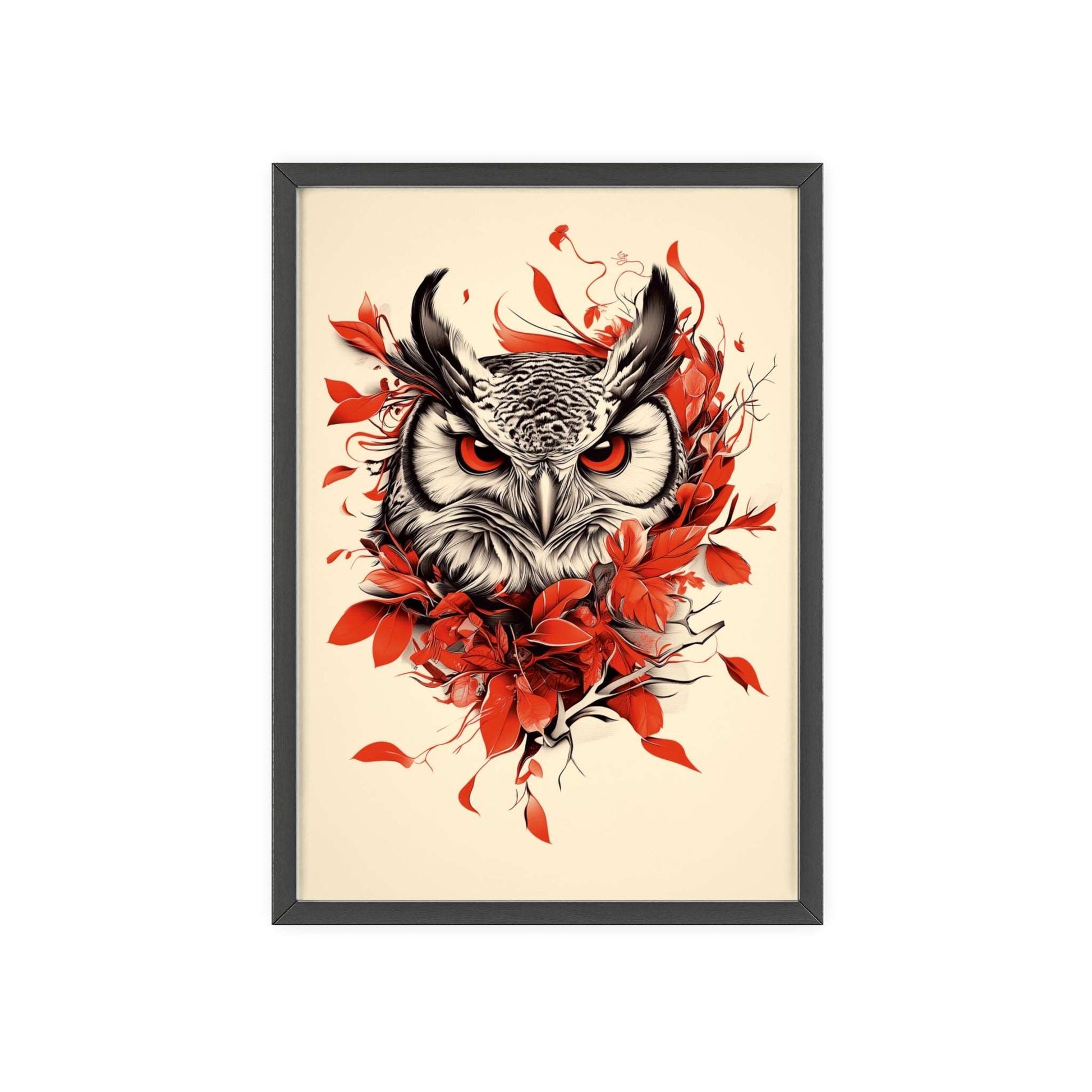 the Owl - Mystical Red