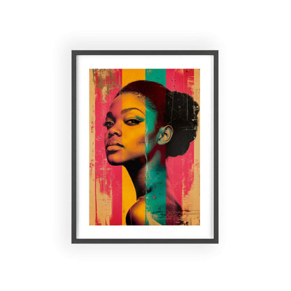 Global Glamour: Iconic Women in Pop Art wall art poster featuring vibrant and empowering images of women from around the world