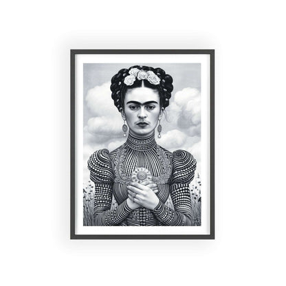  Frida Kahlo Black & White Wall Art! Modern home decor