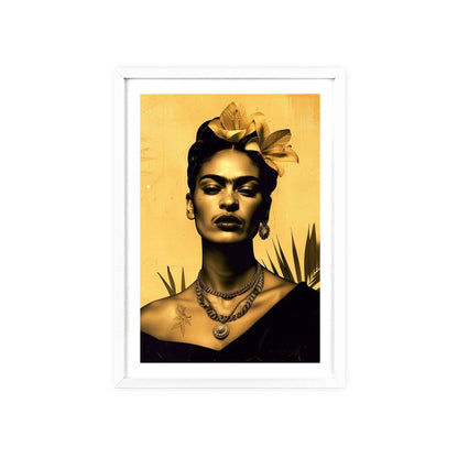 Frida Kahlo Portrait in Coyoacan - Vintage Art Print