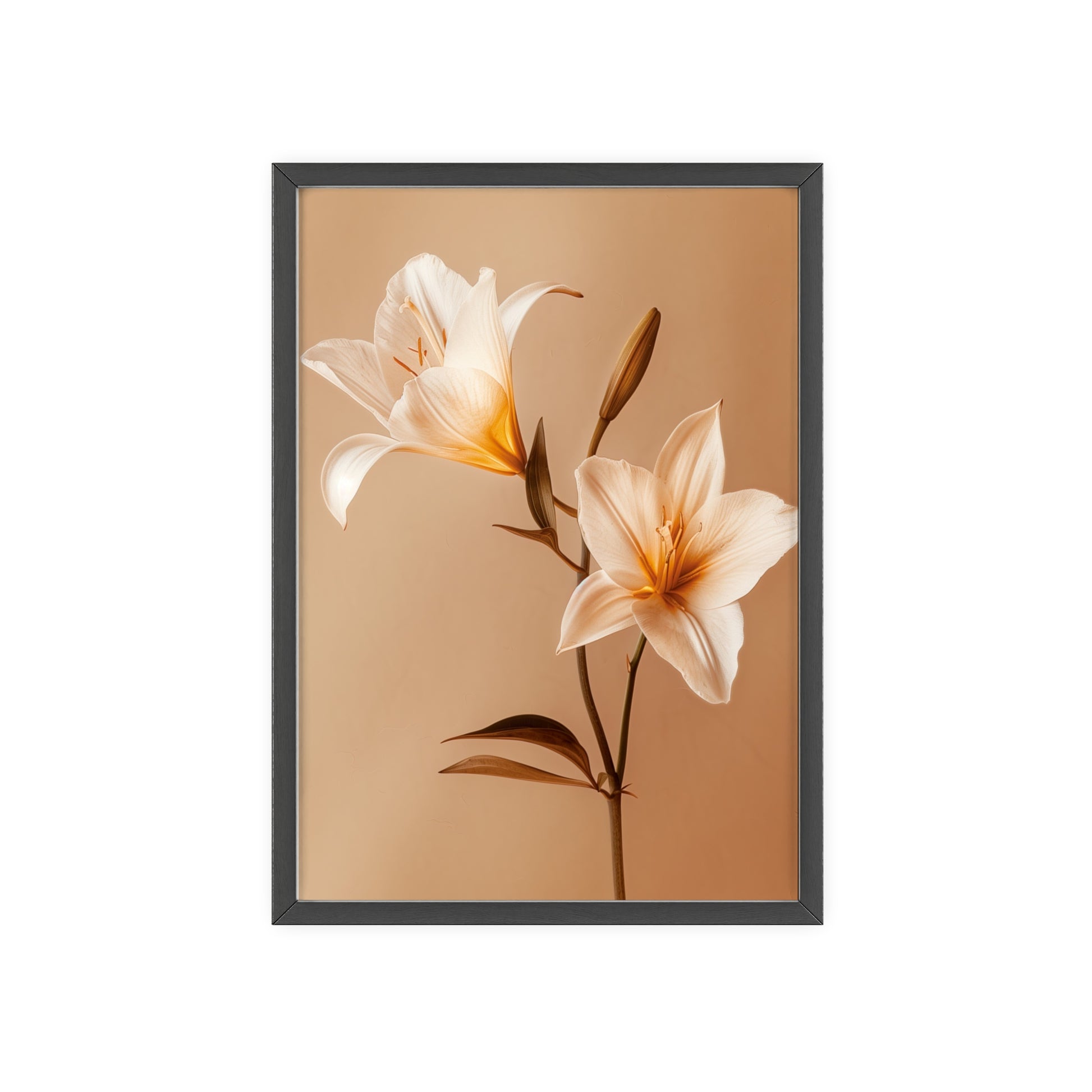 Vintage Lilies framed wall art - Flower Parade Collection