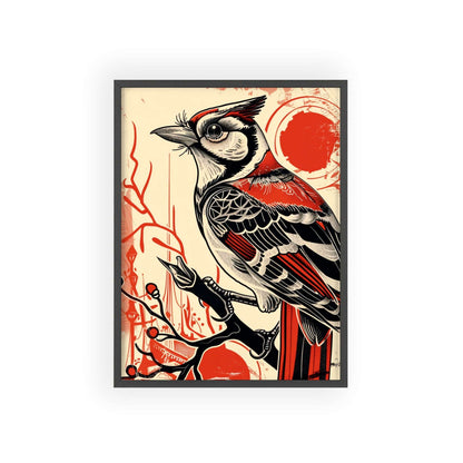 Embrace the majestic energy of the Jay with our original vector framed poster