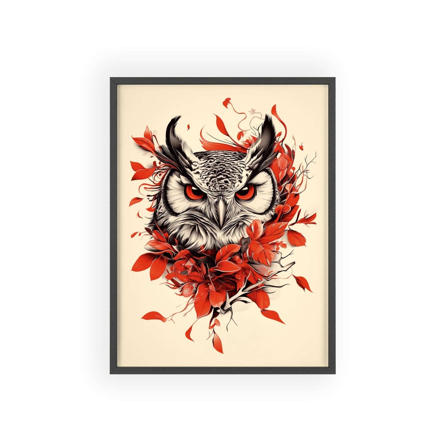 the Owl - Mystical Red