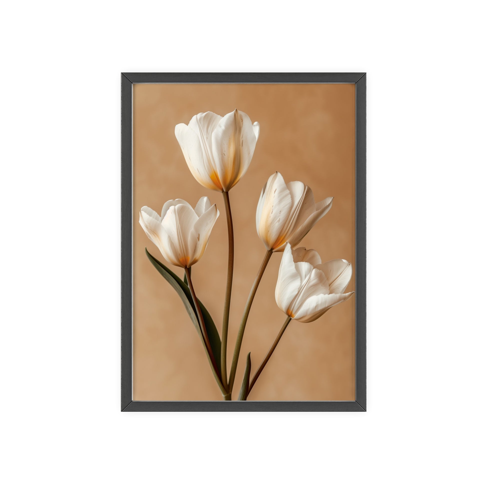 "Vintage Tulips framed wall art - Flower Parade Collection"