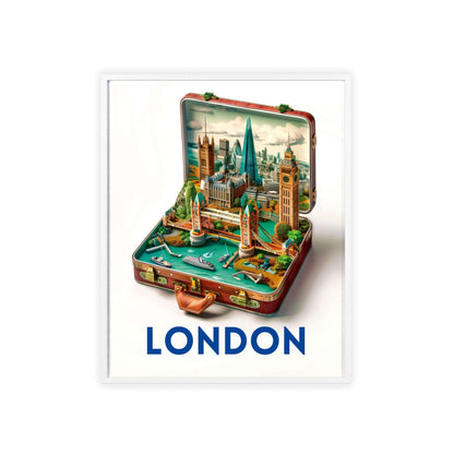 Experience the timeless elegance of London with our beautifully designed travel poster that will add a touch of charm to any home decor