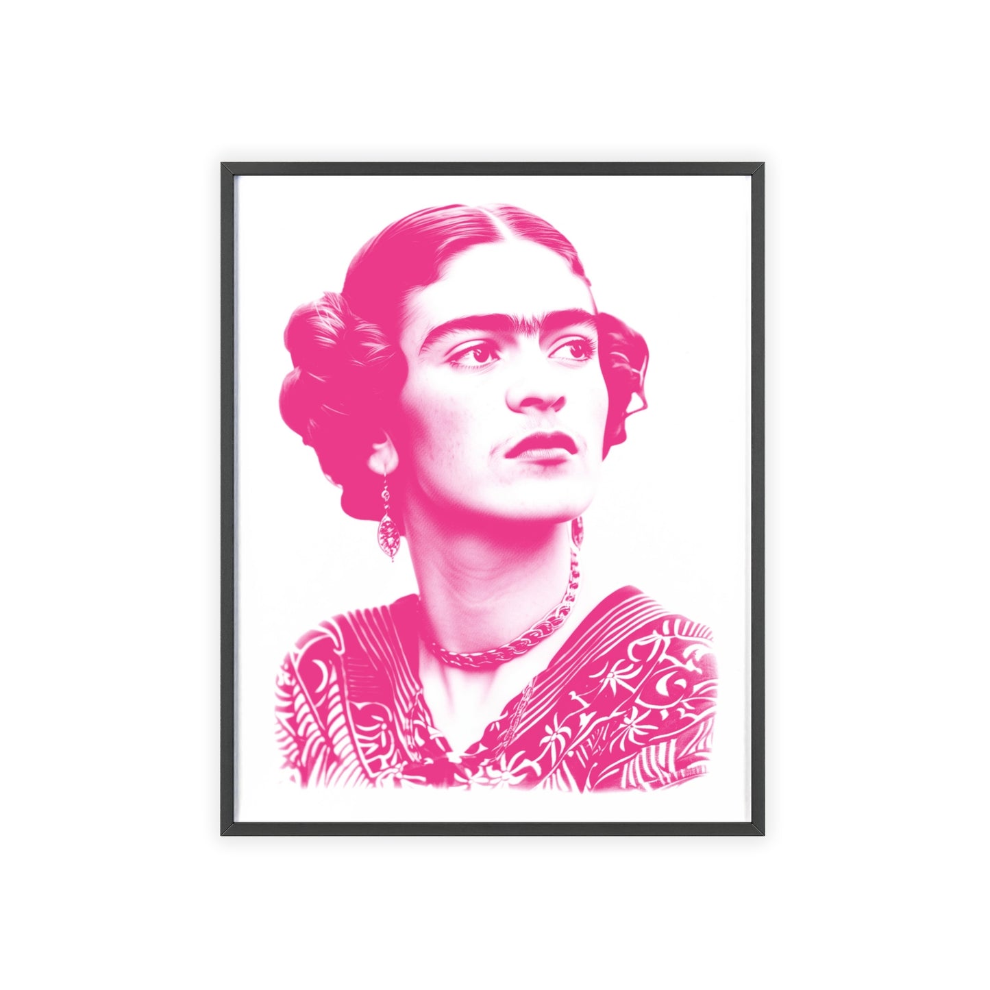 Frida en magenta - Portrait