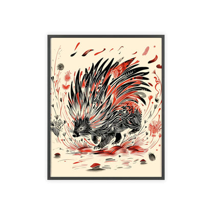 Embrace the spirit of resilience with The Porcupine, a captivating addition to the Mystical Beasts collection