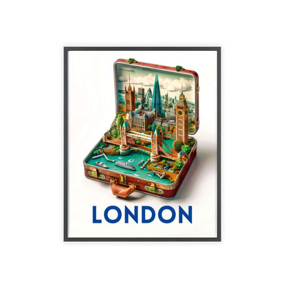 Experience the timeless elegance of London with our beautifully designed travel poster that will add a touch of charm to any home decor