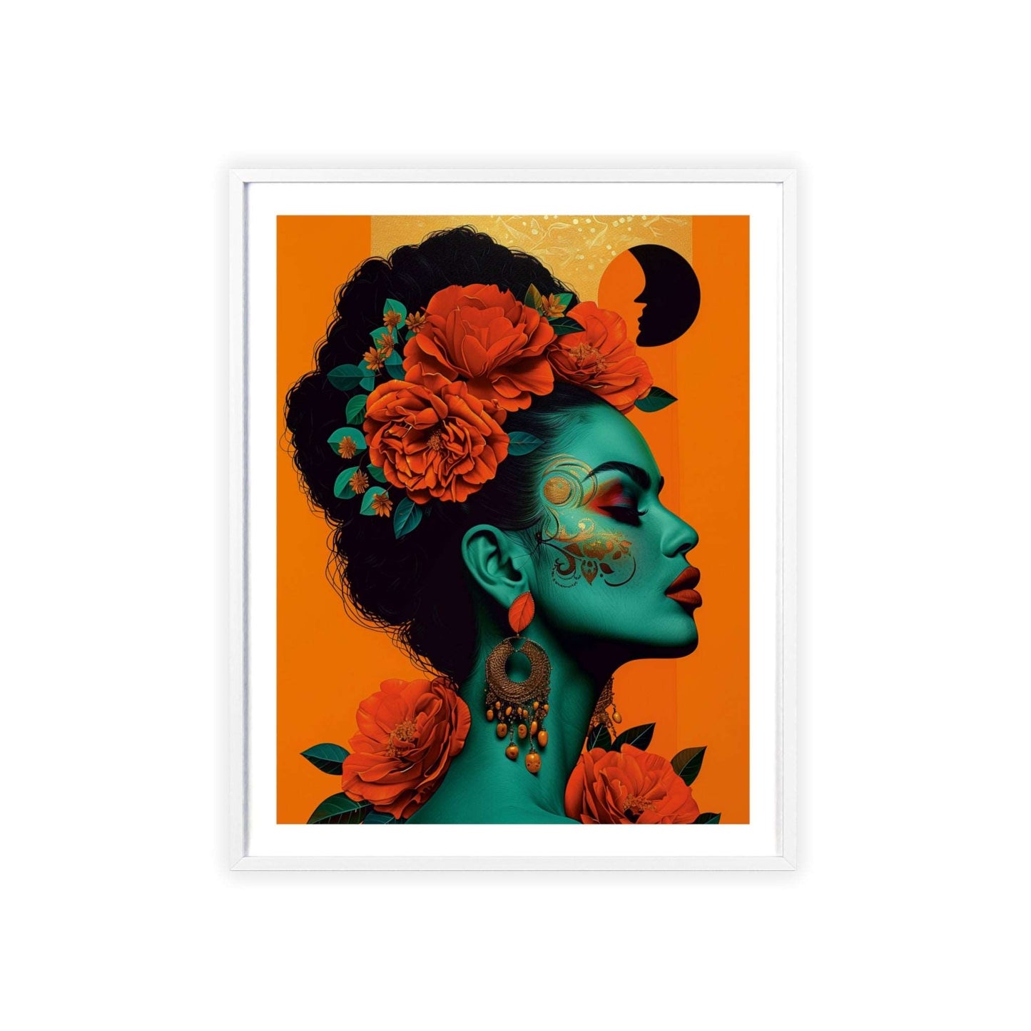 Frida Kahlo Portrait - "Casa Azul"