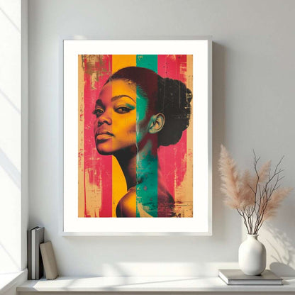 Unlock the power of Caribbean beauty with our striking Global Glamour: Iconic Women in Pop Art.