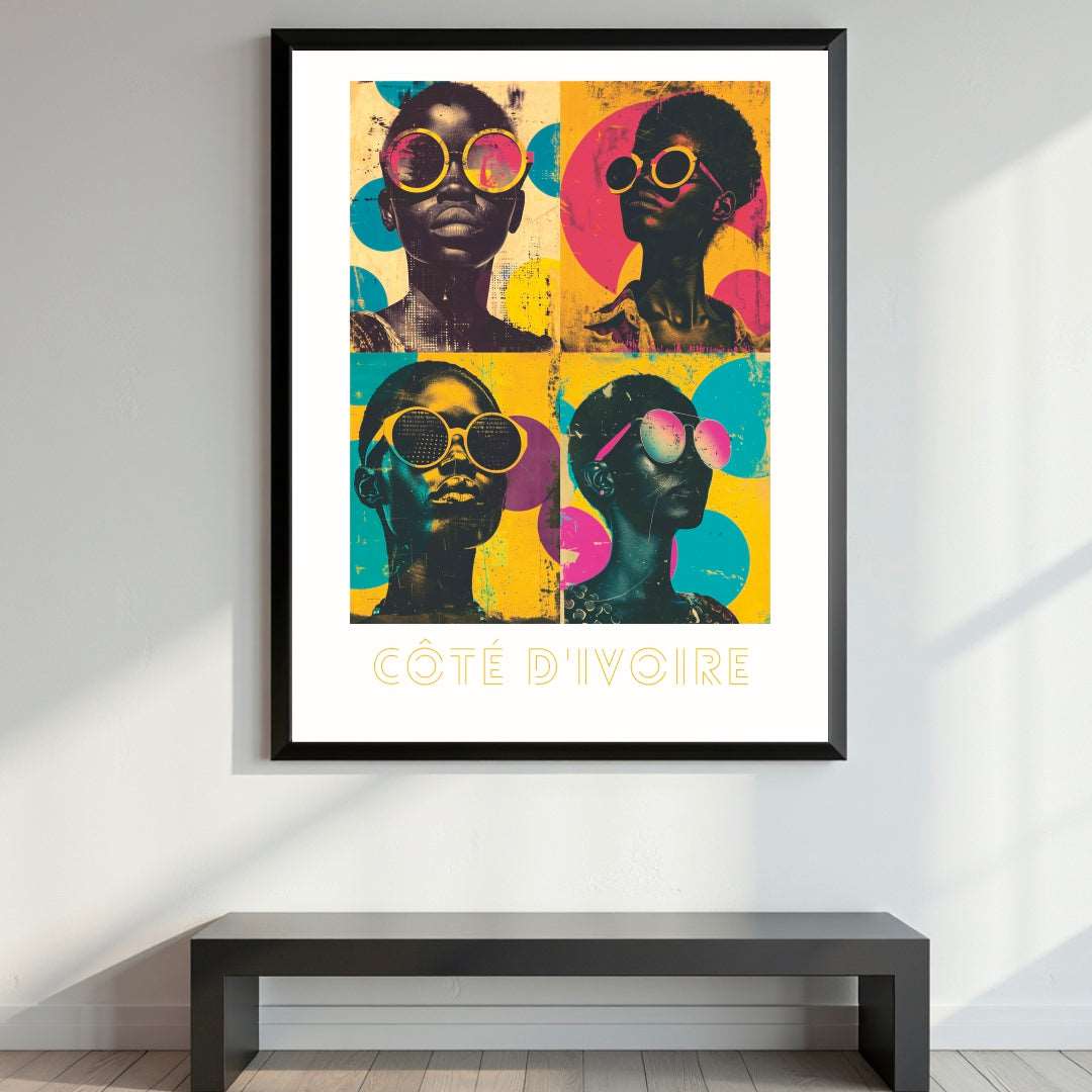 Bring boldness and empowerment to your space with Cote d'Ivorie wall art.